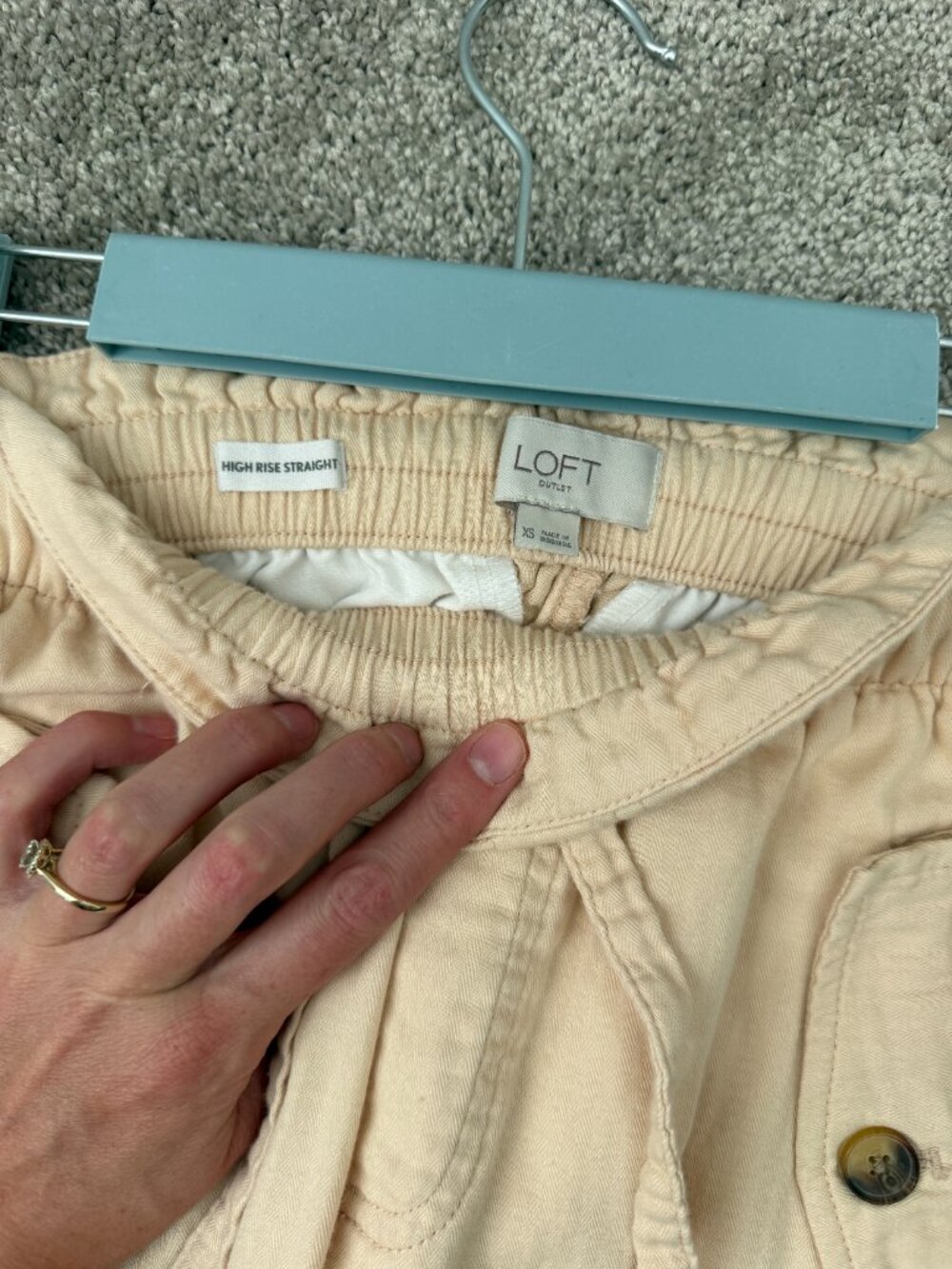Loft High Rise Straight soft pants - Picture 3 of 4